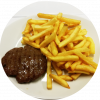 Hamburger al piatto